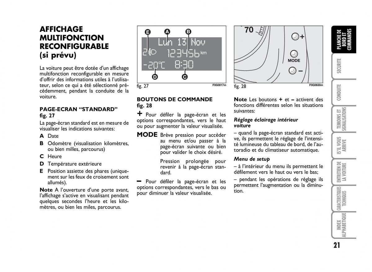 Fiat Panda I 1 manuel du proprietaire / page 23