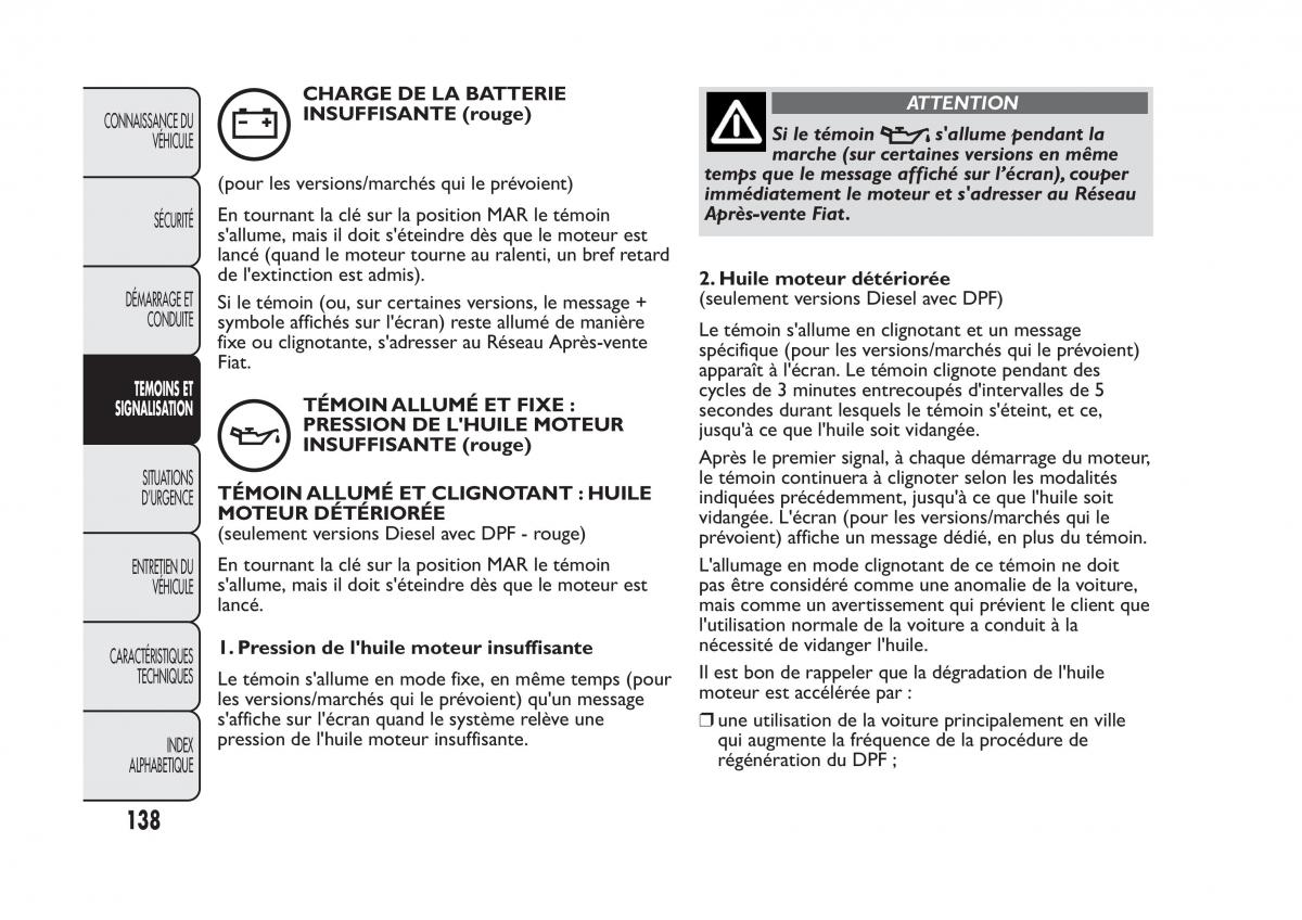 Fiat Panda II 2 manuel du proprietaire / page 142