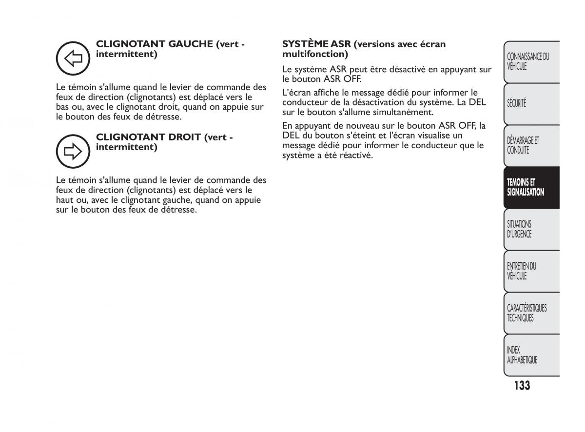 Fiat Qubo manuel du proprietaire / page 134