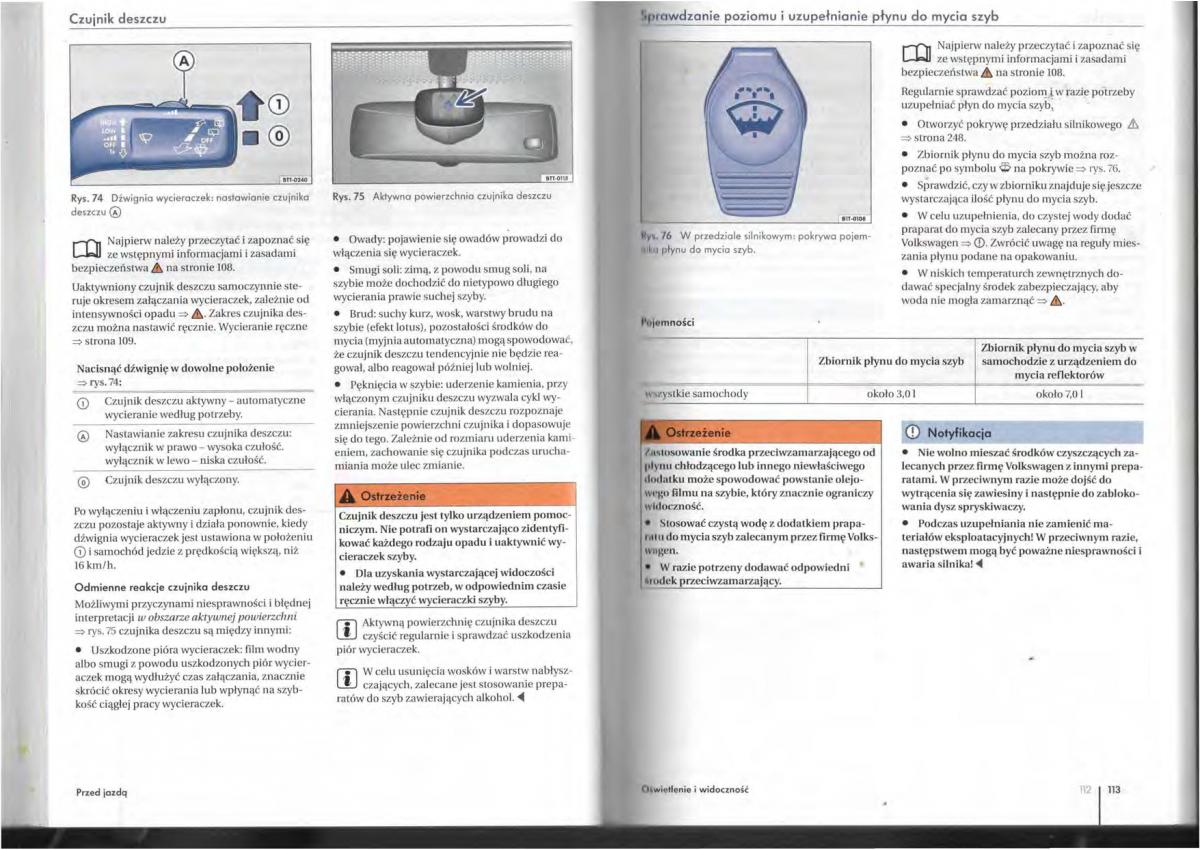 VW Tiguan I 1 instrukcja obslugi / page 58