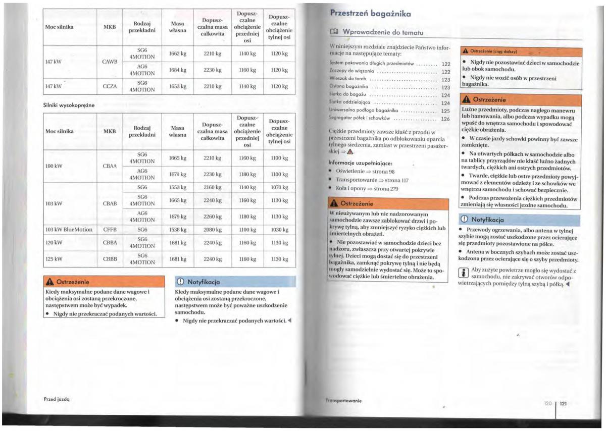 VW Tiguan I 1 instrukcja obslugi / page 62