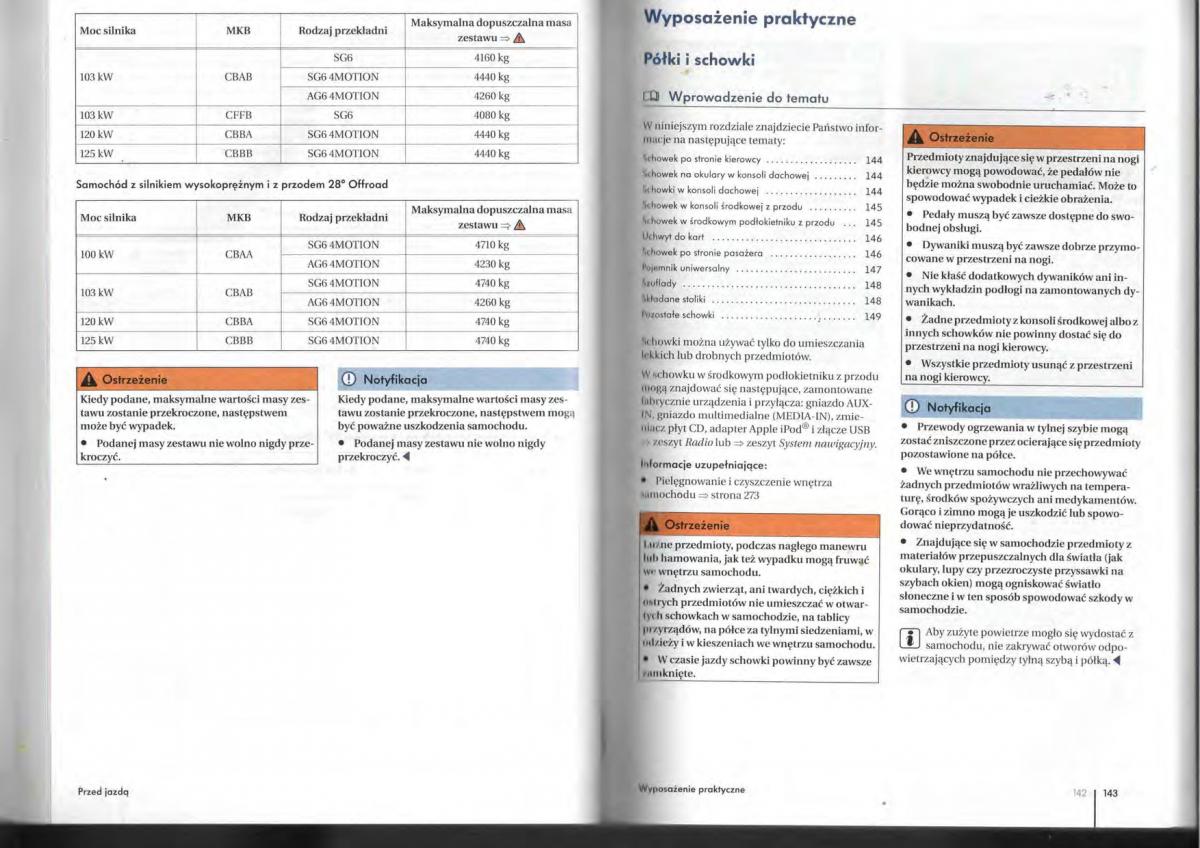 VW Tiguan I 1 instrukcja obslugi / page 73