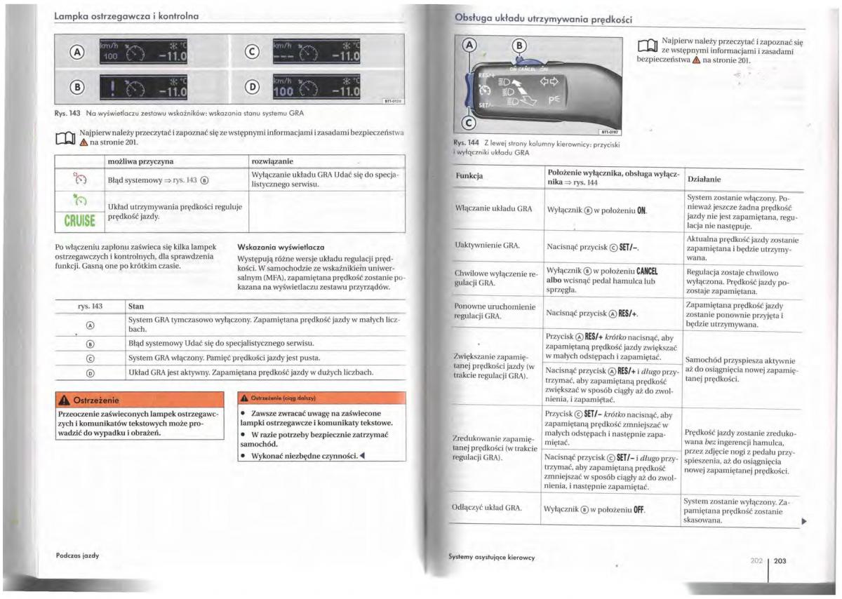 VW Tiguan I 1 instrukcja obslugi / page 103