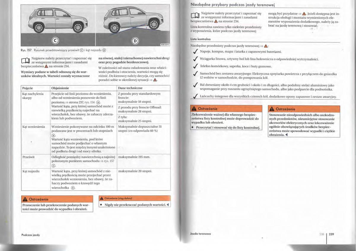 VW Tiguan I 1 instrukcja obslugi / page 121