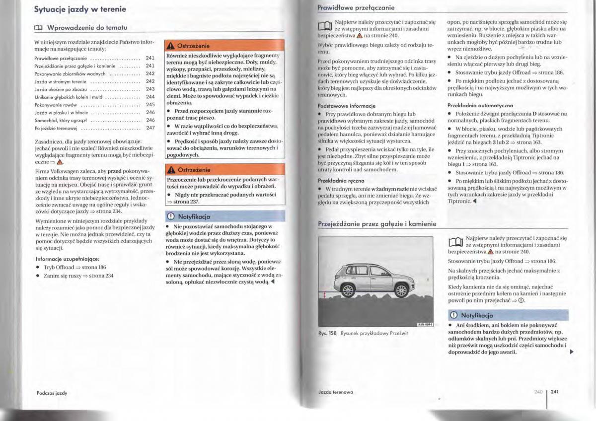 VW Tiguan I 1 instrukcja obslugi / page 122