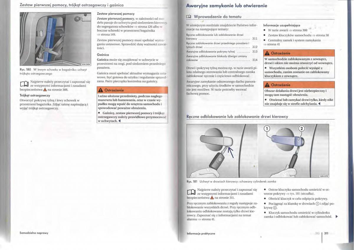 VW Tiguan I 1 instrukcja obslugi / page 157