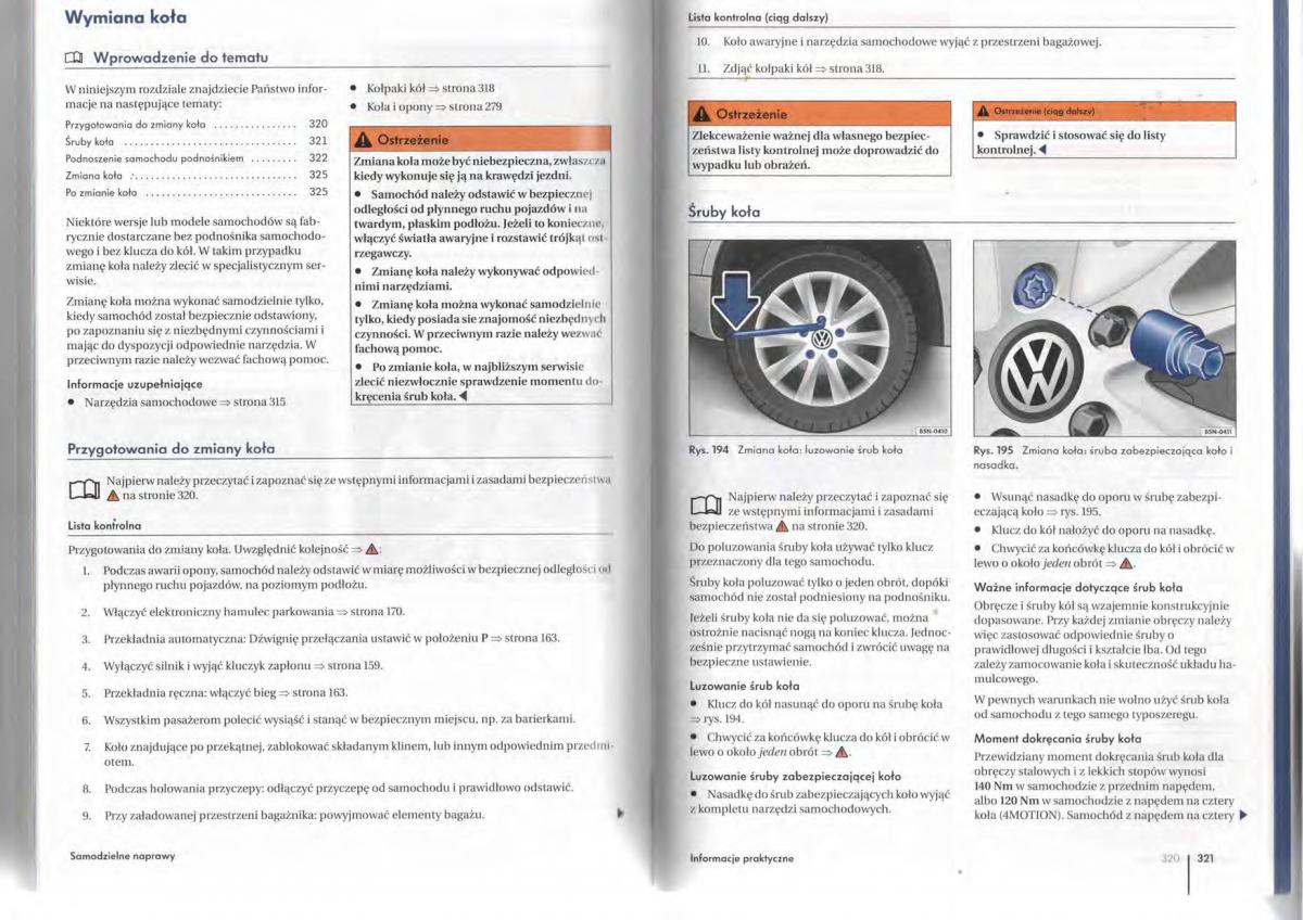 VW Tiguan I 1 instrukcja obslugi / page 162