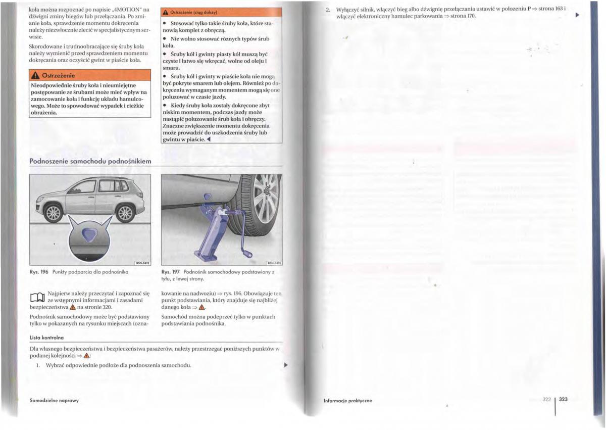 VW Tiguan I 1 instrukcja obslugi / page 163