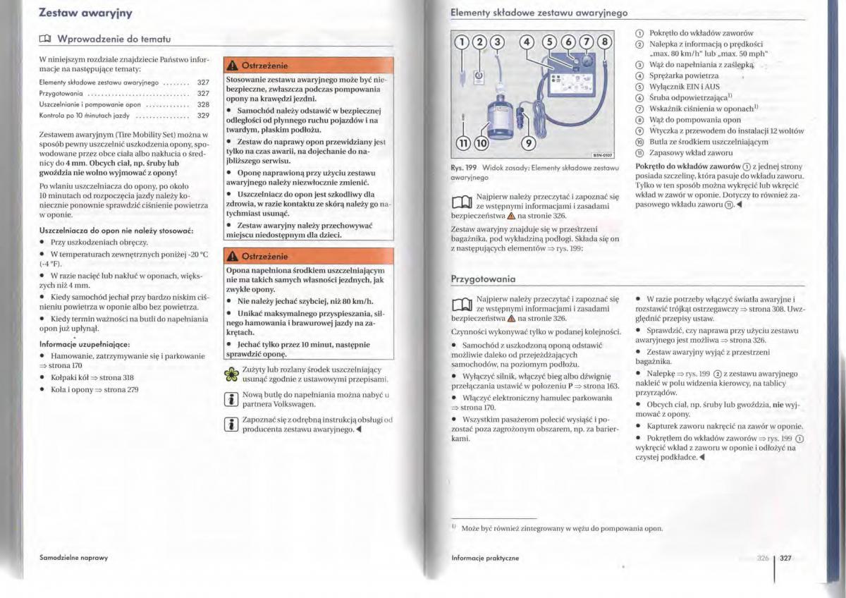 VW Tiguan I 1 instrukcja obslugi / page 165