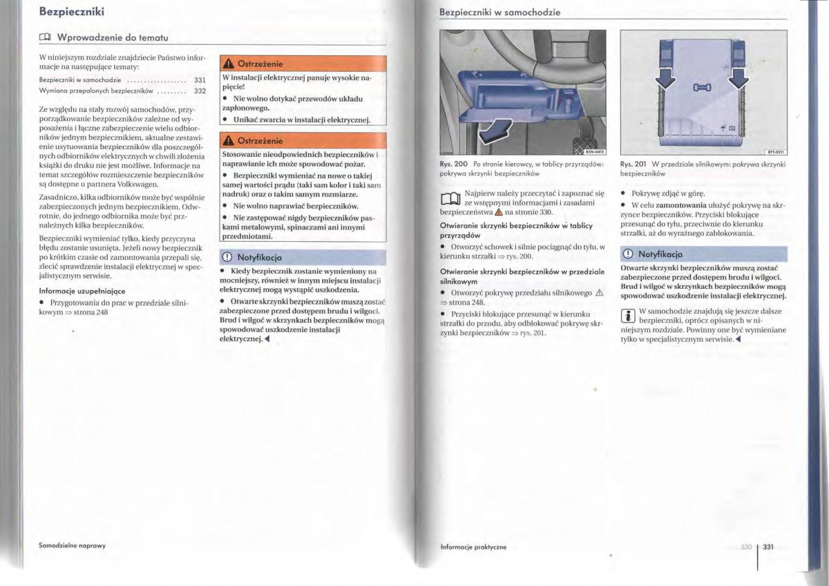 VW Tiguan I 1 instrukcja obslugi / page 167