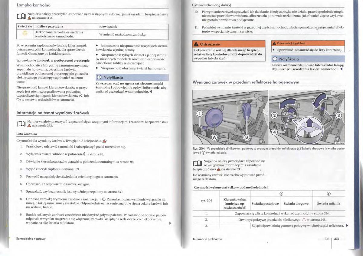 VW Tiguan I 1 instrukcja obslugi / page 169