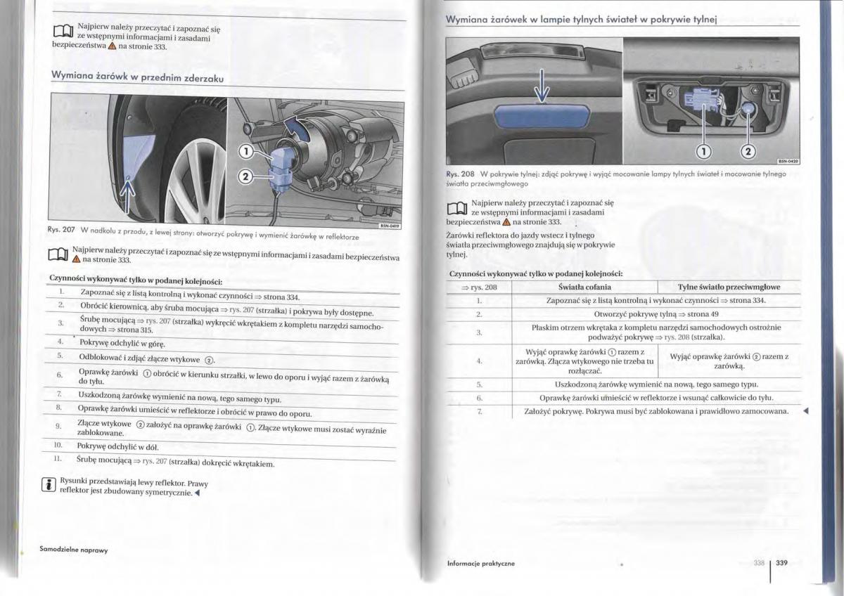 VW Tiguan I 1 instrukcja obslugi / page 171