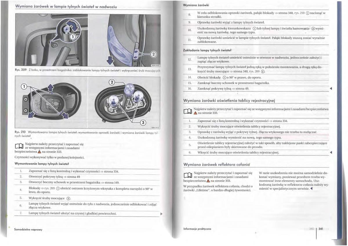 VW Tiguan I 1 instrukcja obslugi / page 172