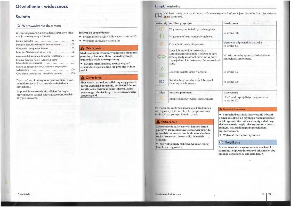 VW Tiguan I 1 instrukcja obslugi / page 51