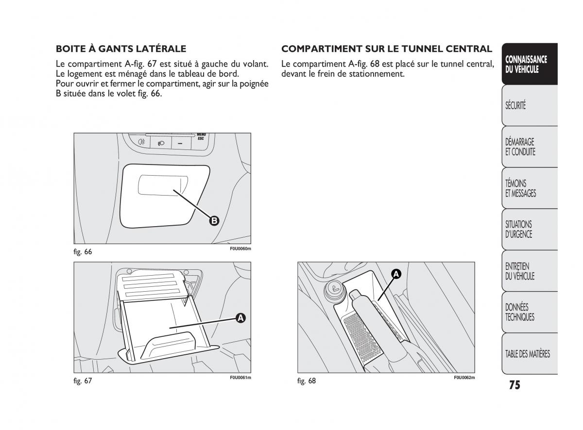 Fiat Punto Evo manuel du proprietaire / page 76