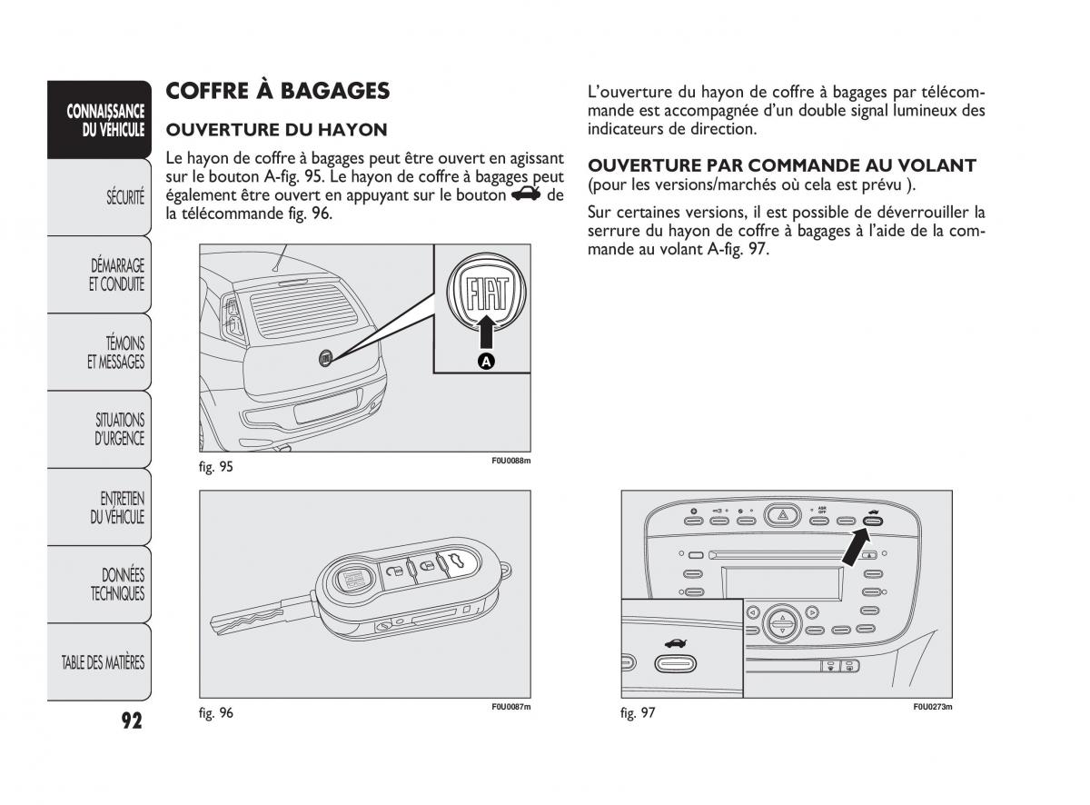 Fiat Punto Evo manuel du proprietaire / page 93