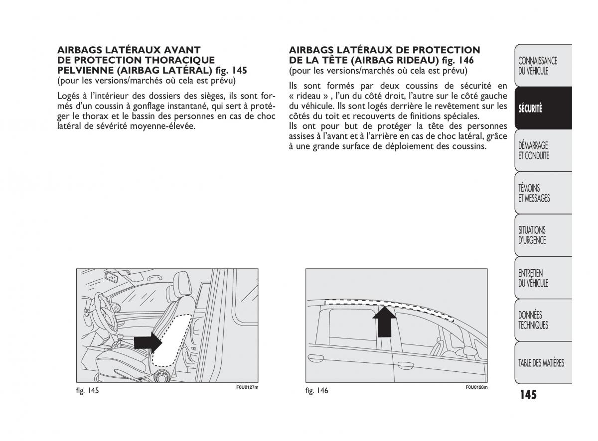 Fiat Punto Evo manuel du proprietaire / page 146