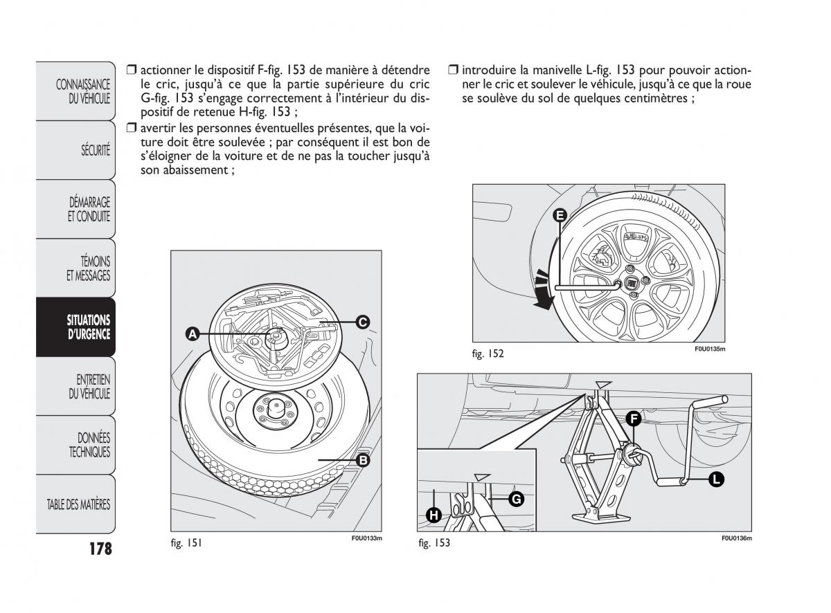 Fiat Punto Evo manuel du proprietaire / page 179