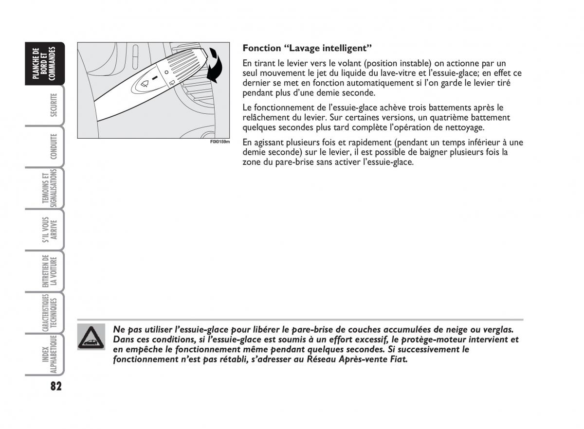 Fiat Punto Classic manuel du proprietaire / page 83