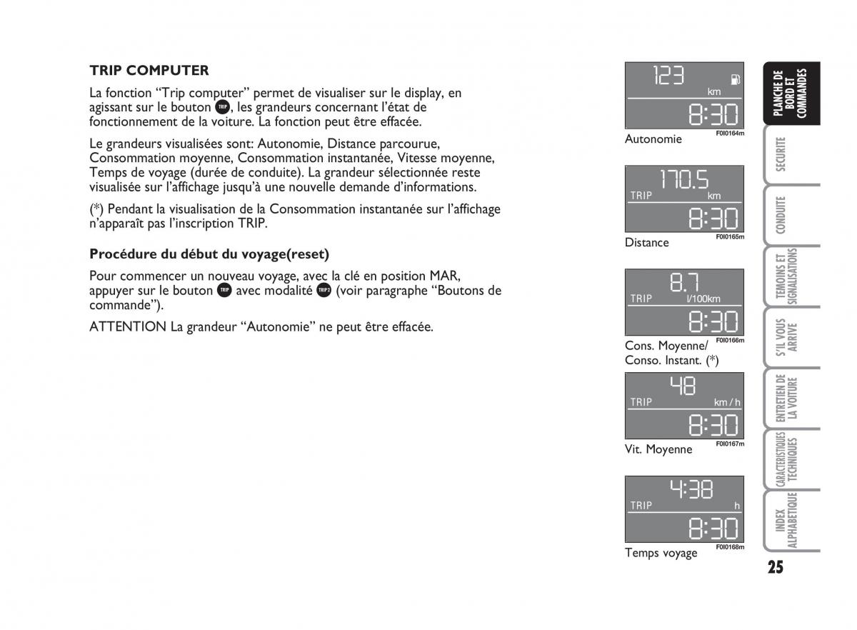 Fiat Punto Classic manuel du proprietaire / page 26