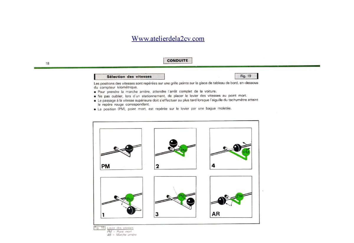Citroen 2CV manuel du proprietaire / page 18