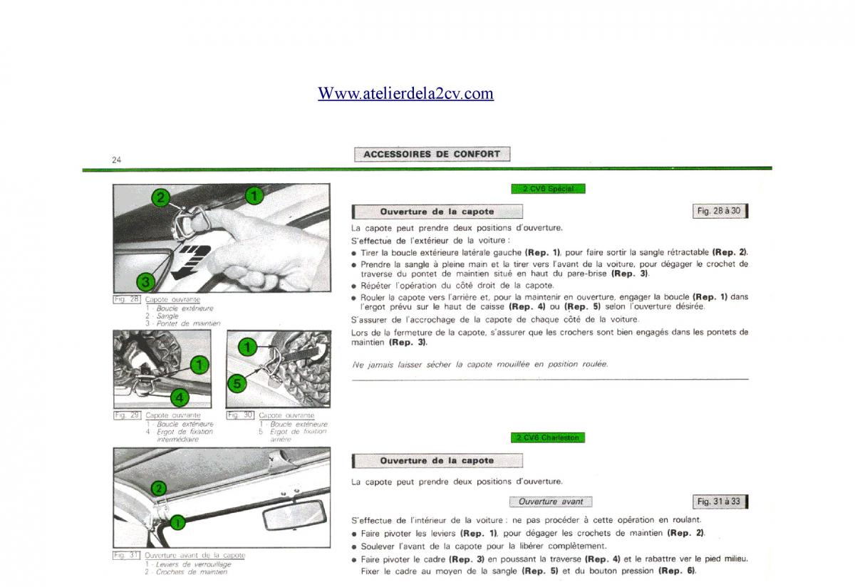 Citroen 2CV manuel du proprietaire / page 24