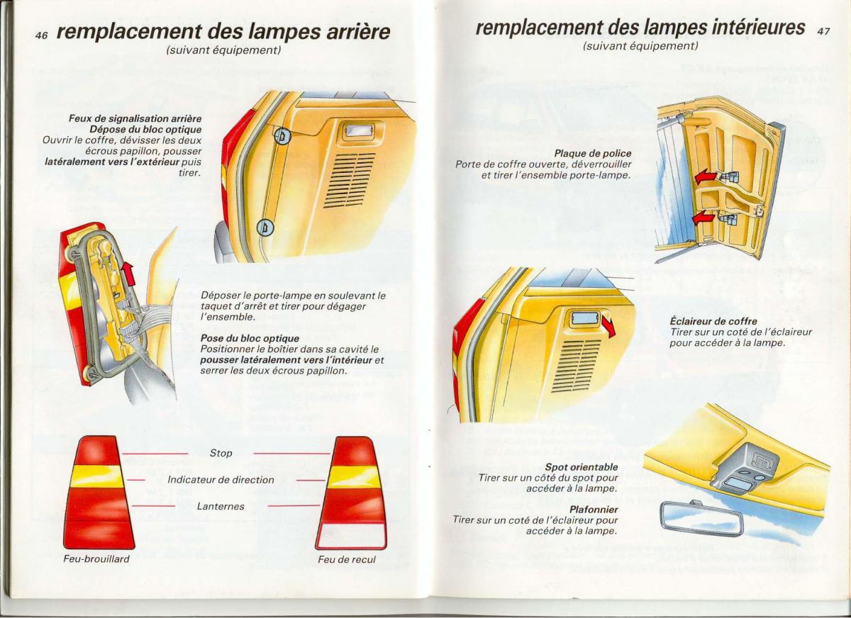 Citroen AX manuel du proprietaire / page 25