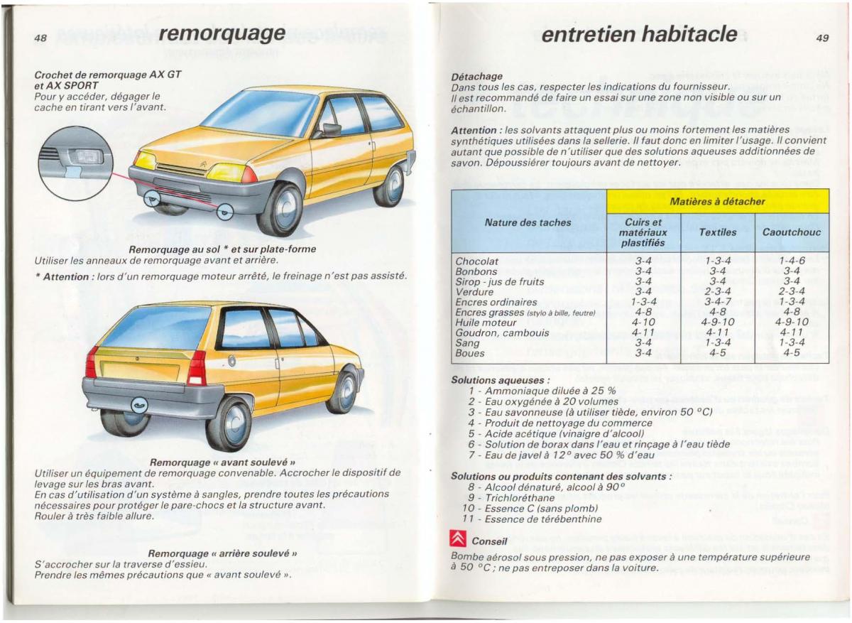 Citroen AX manuel du proprietaire / page 26