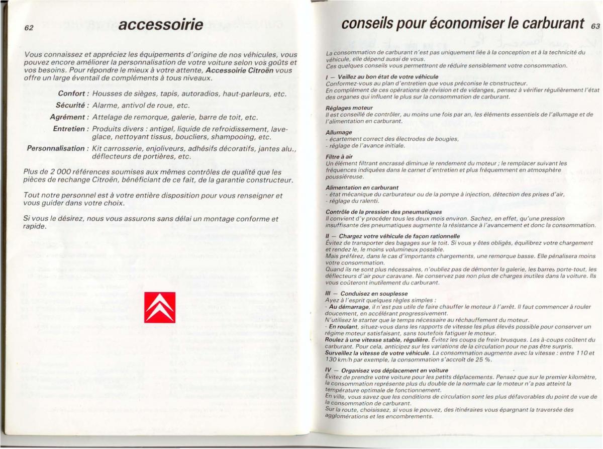 Citroen AX manuel du proprietaire / page 33