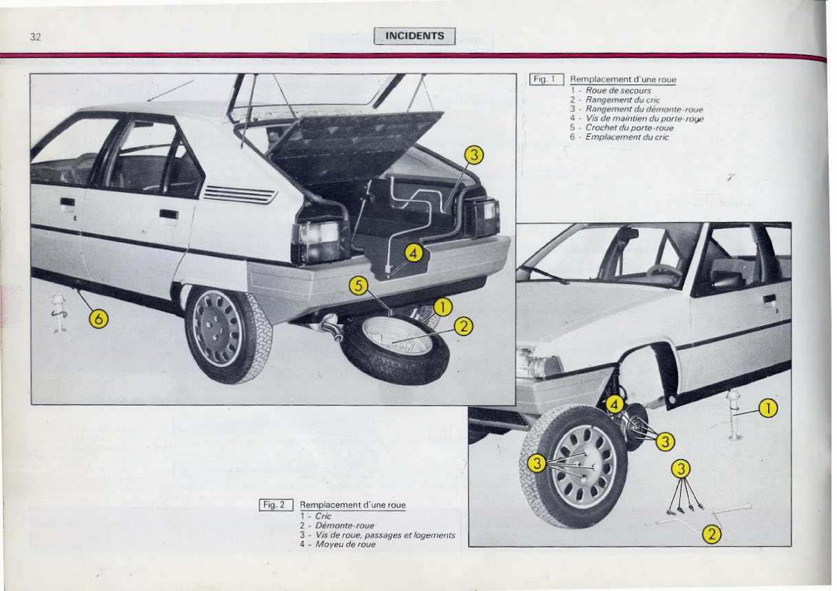 Citroen BX manuel du proprietaire / page 34