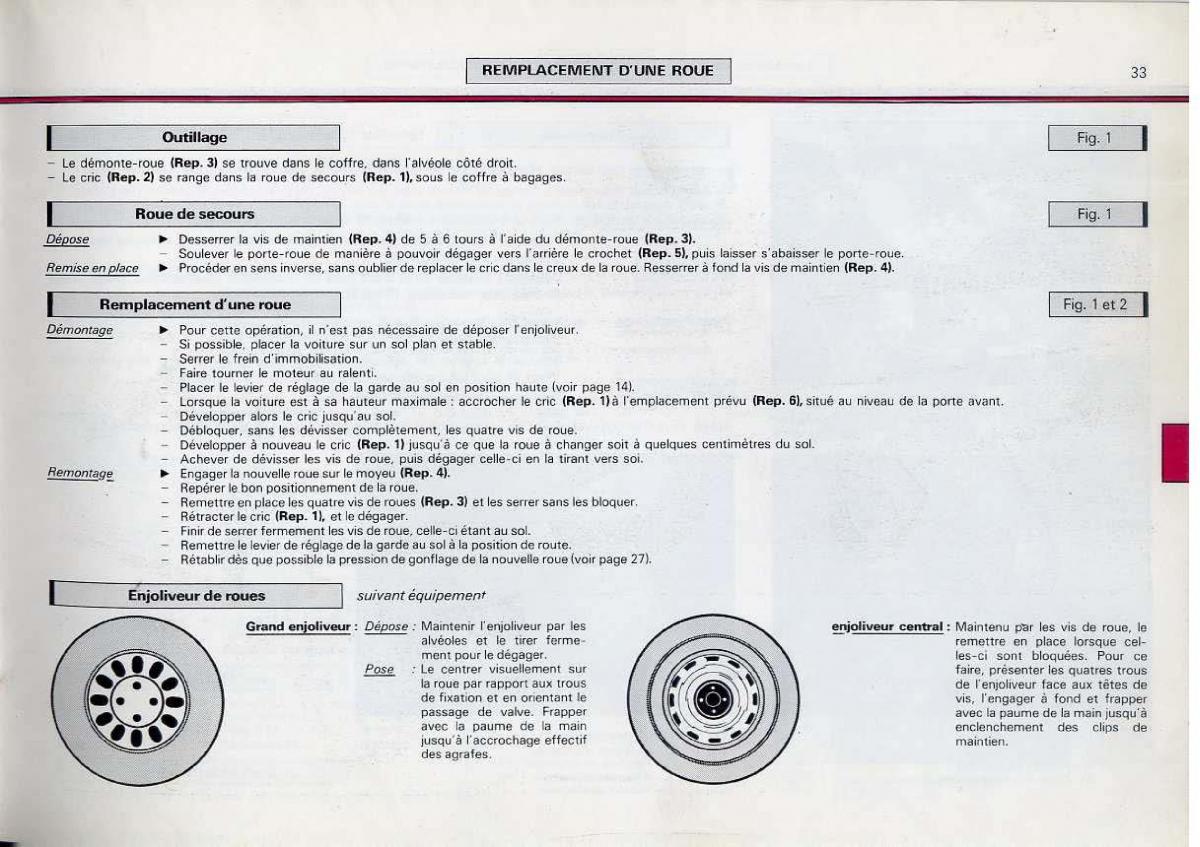 Citroen BX manuel du proprietaire / page 35