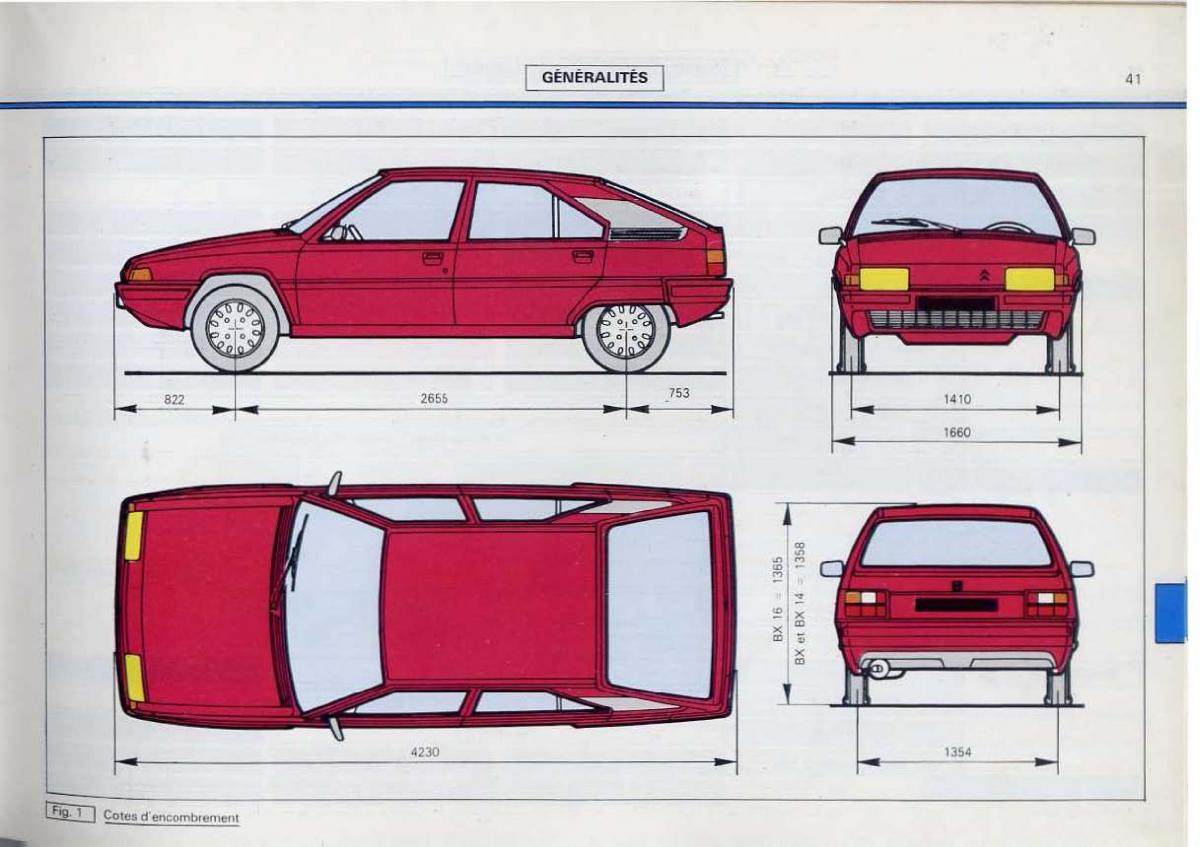 Citroen BX manuel du proprietaire / page 43