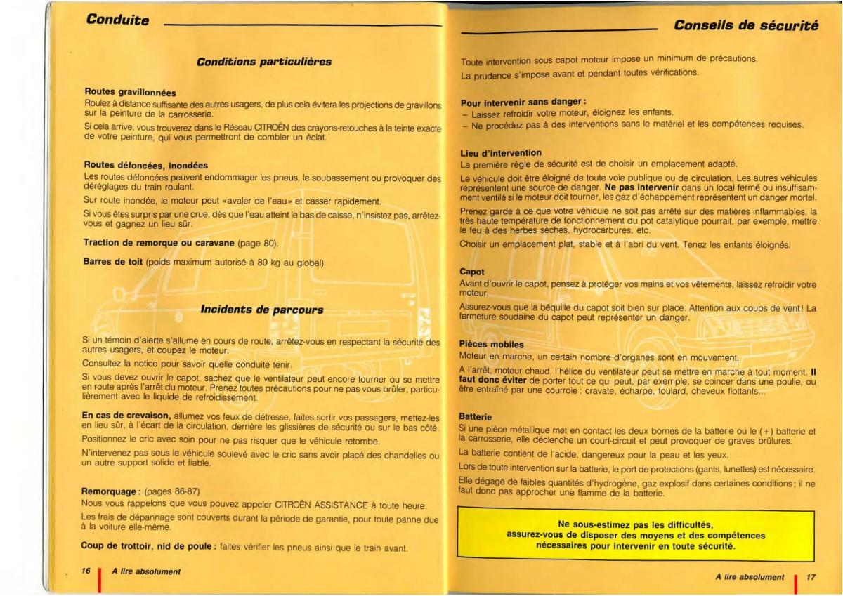 Citroen C15 manuel du proprietaire / page 10