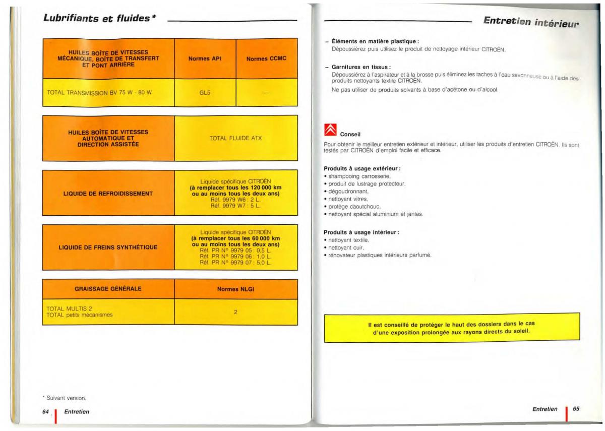 Citroen C15 manuel du proprietaire / page 34