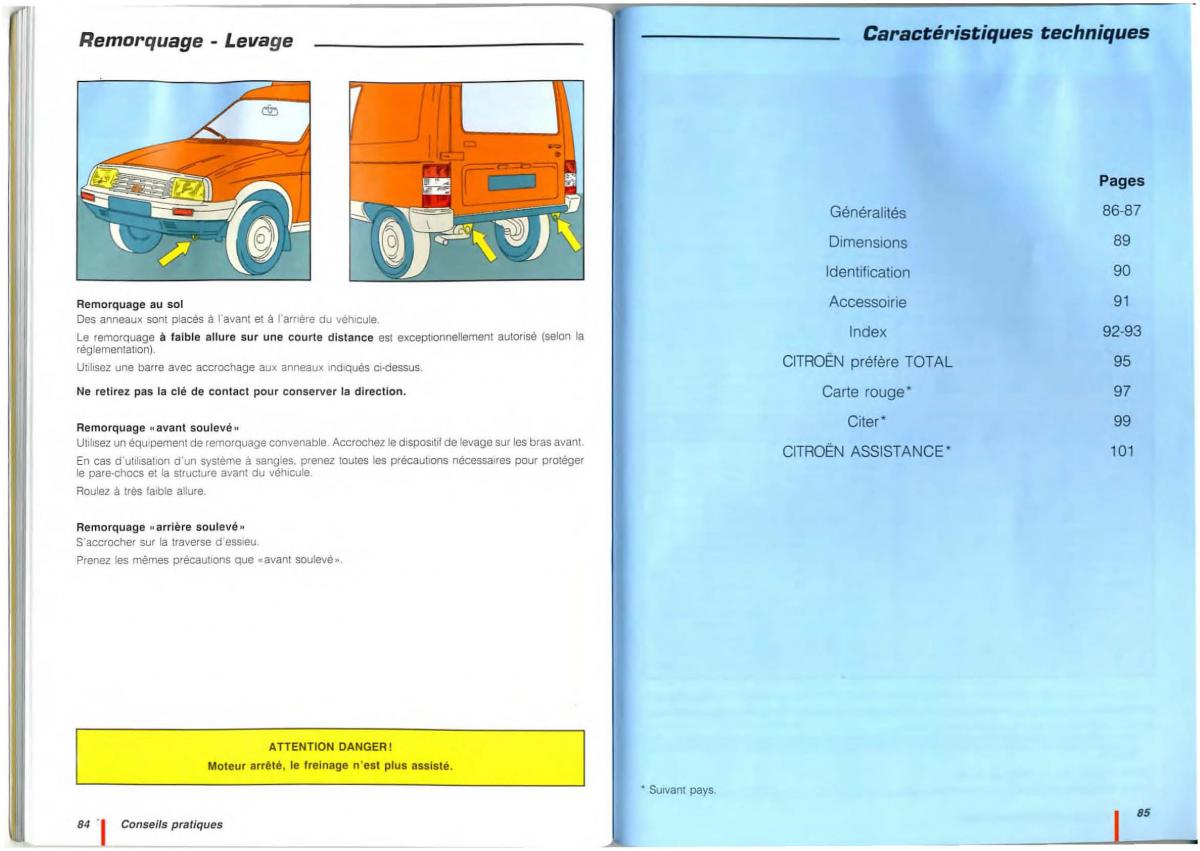 Citroen C15 manuel du proprietaire / page 44