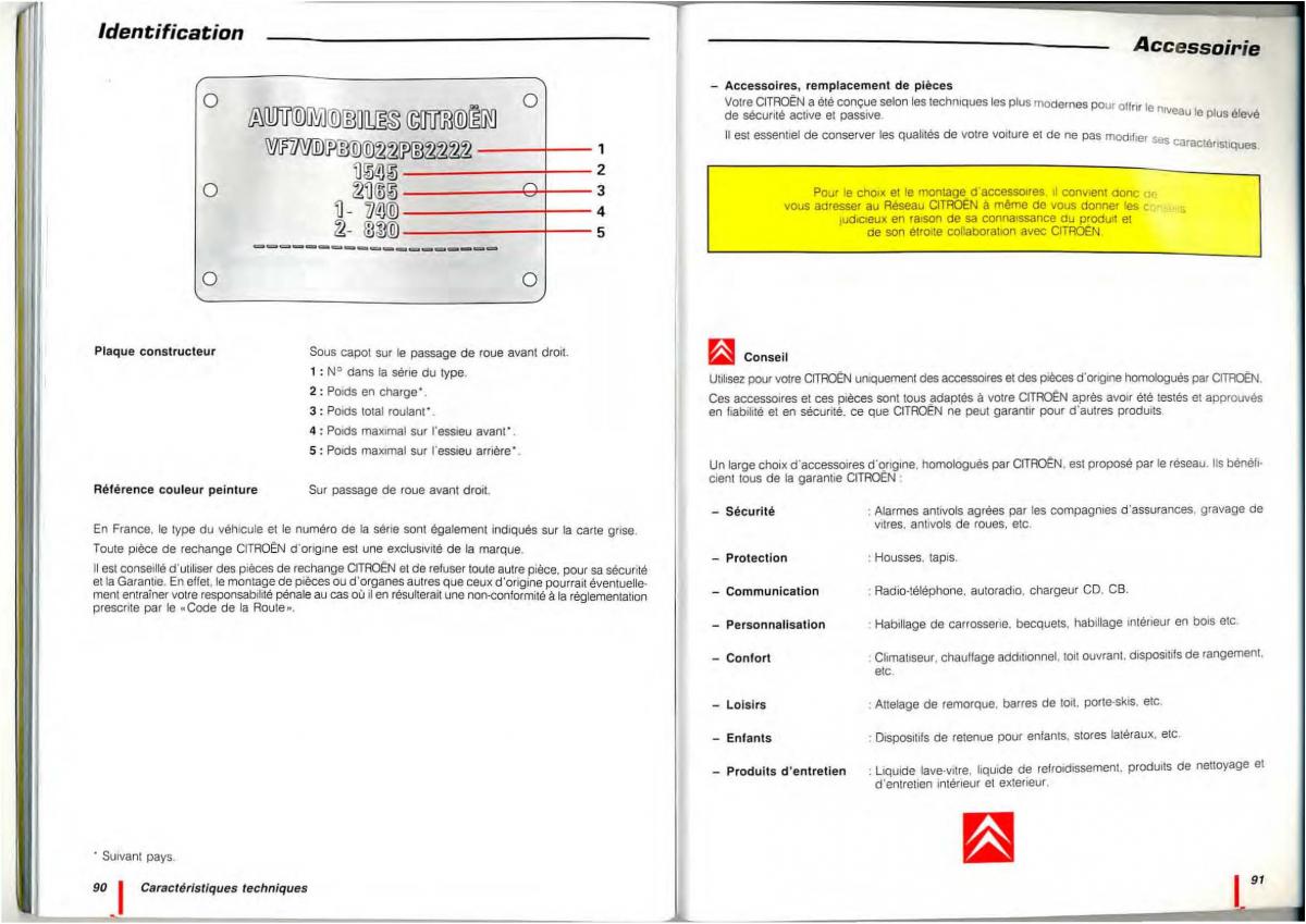 Citroen C15 manuel du proprietaire / page 47