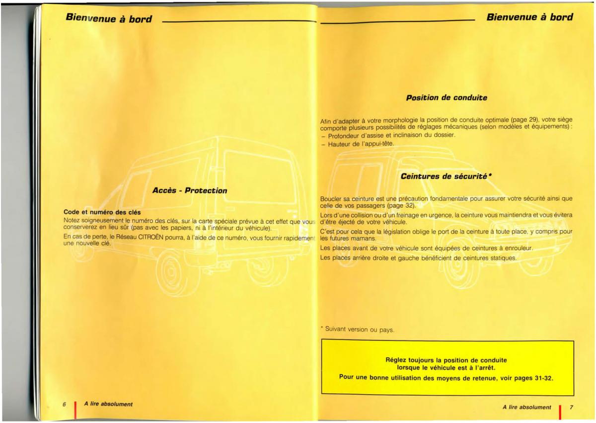 Citroen C15 manuel du proprietaire / page 5