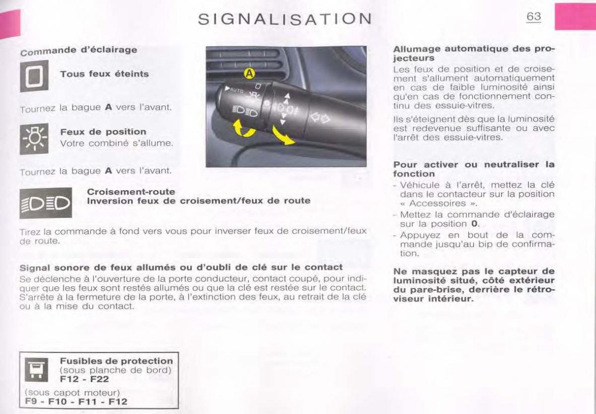 Citroen C5 FL I 1 manuel du proprietaire / page 65