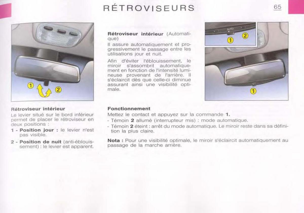 Citroen C5 FL I 1 manuel du proprietaire / page 67