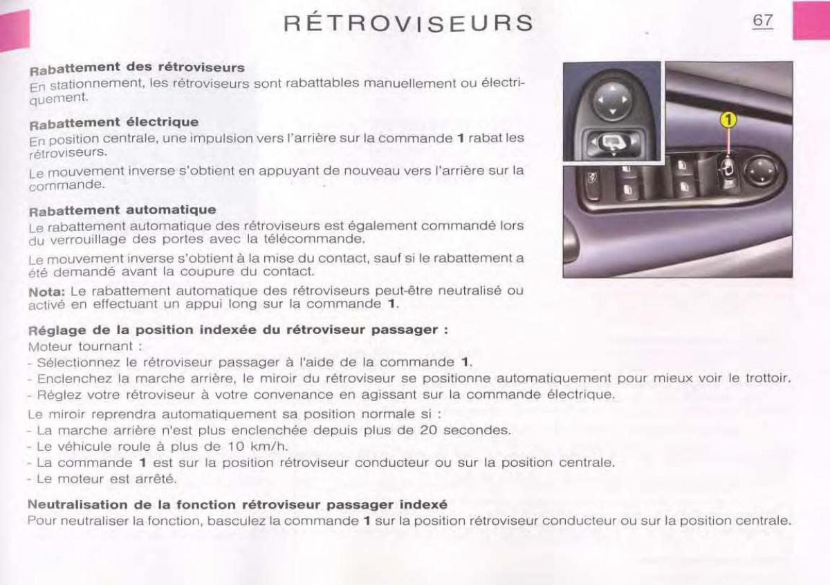 Citroen C5 FL I 1 manuel du proprietaire / page 69