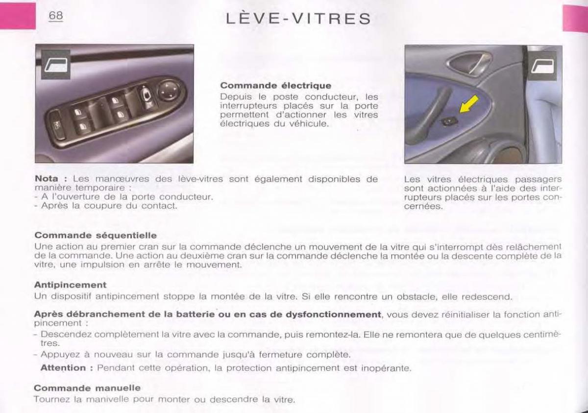 Citroen C5 FL I 1 manuel du proprietaire / page 70