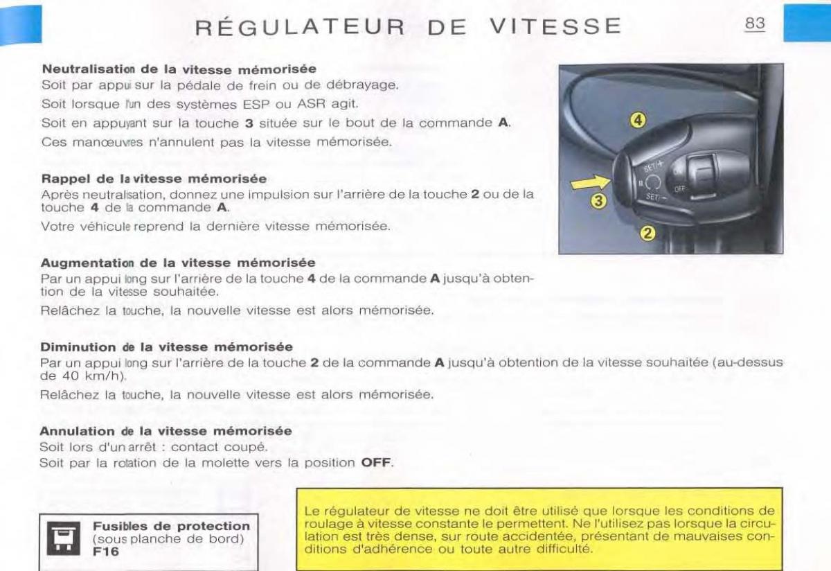 Citroen C5 FL I 1 manuel du proprietaire / page 85