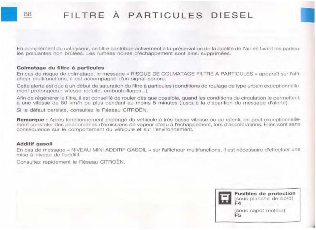 Citroen C5 FL I 1 manuel du proprietaire / page 90