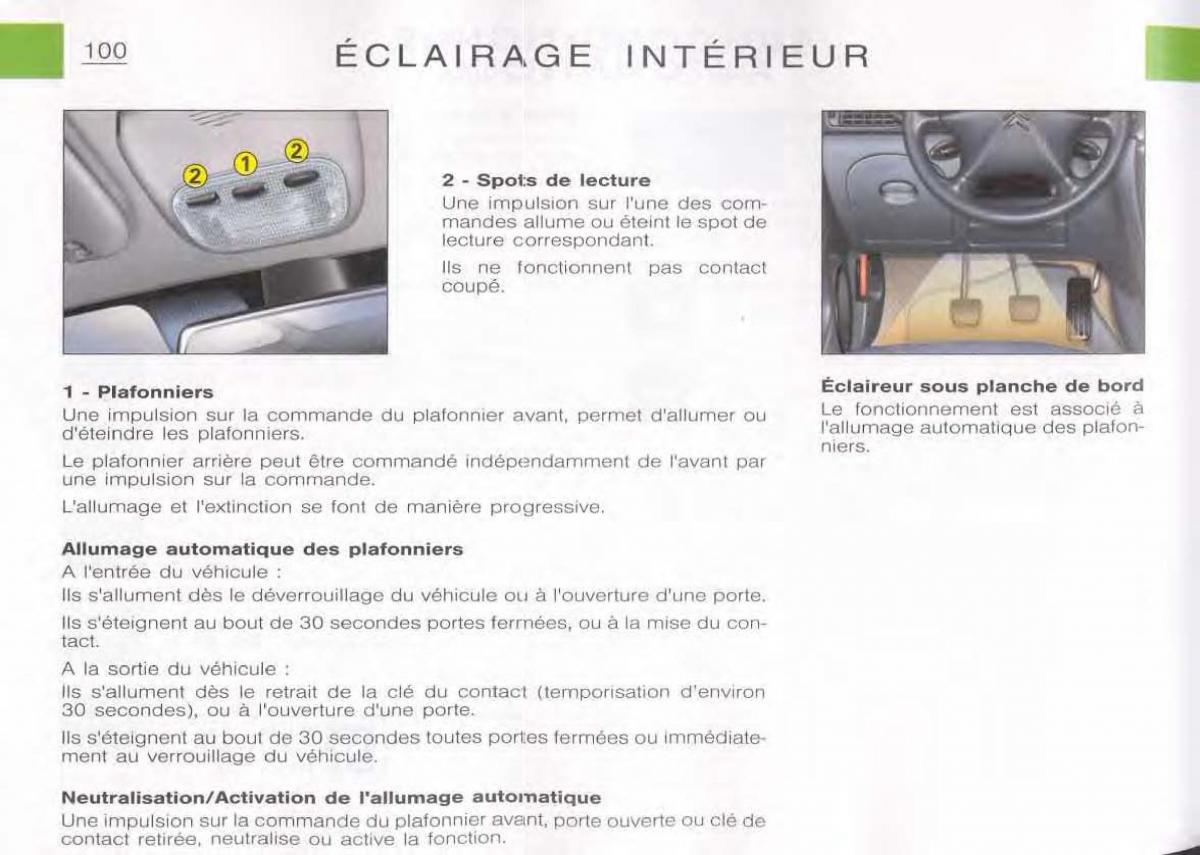 Citroen C5 FL I 1 manuel du proprietaire / page 102