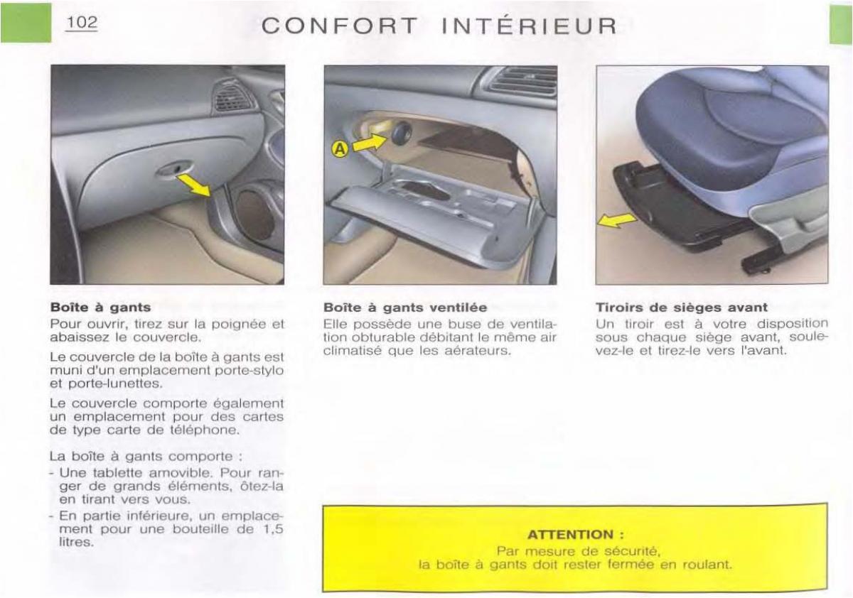 Citroen C5 FL I 1 manuel du proprietaire / page 104