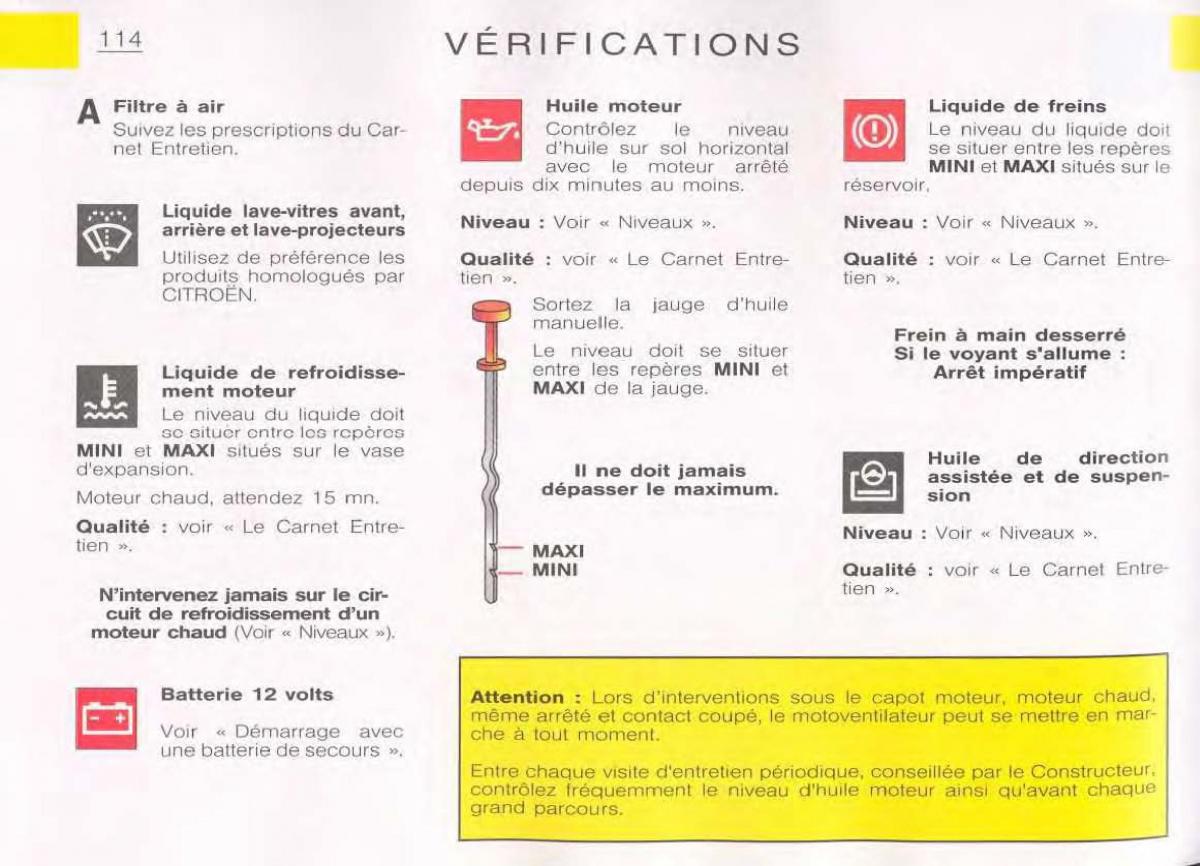 Citroen C5 FL I 1 manuel du proprietaire / page 116