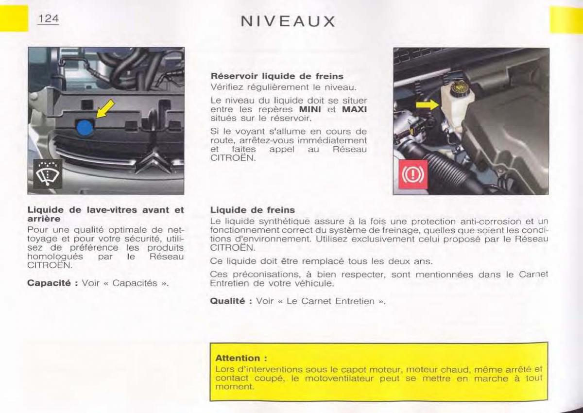 Citroen C5 FL I 1 manuel du proprietaire / page 126