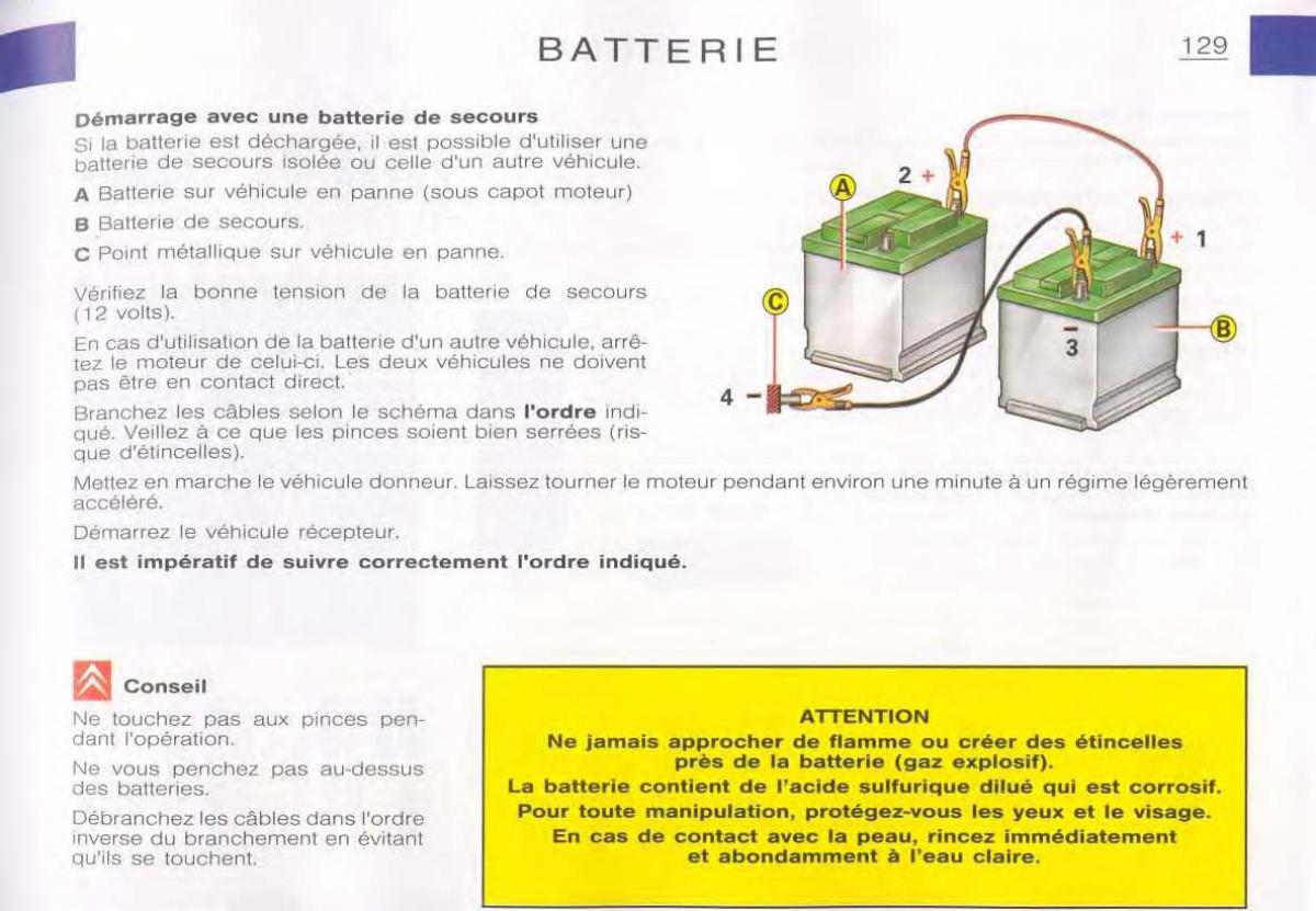 Citroen C5 FL I 1 manuel du proprietaire / page 131