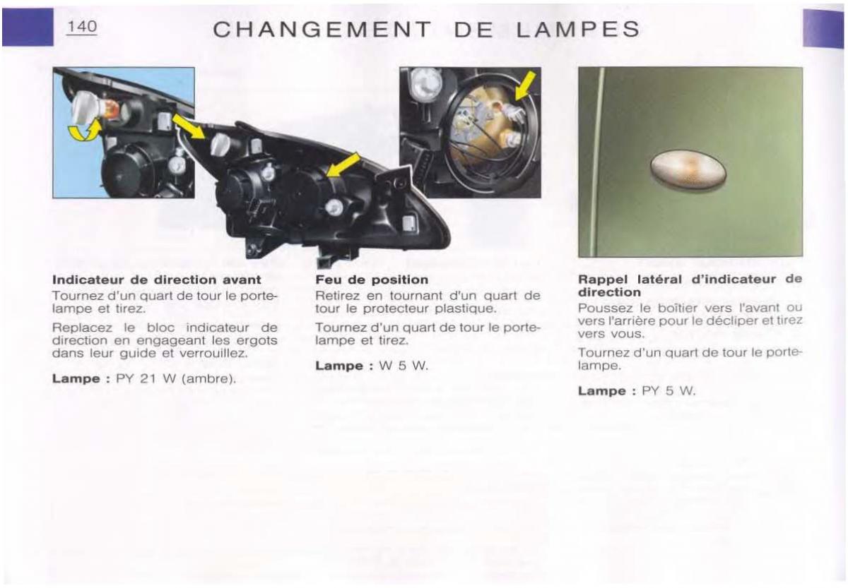 Citroen C5 FL I 1 manuel du proprietaire / page 142