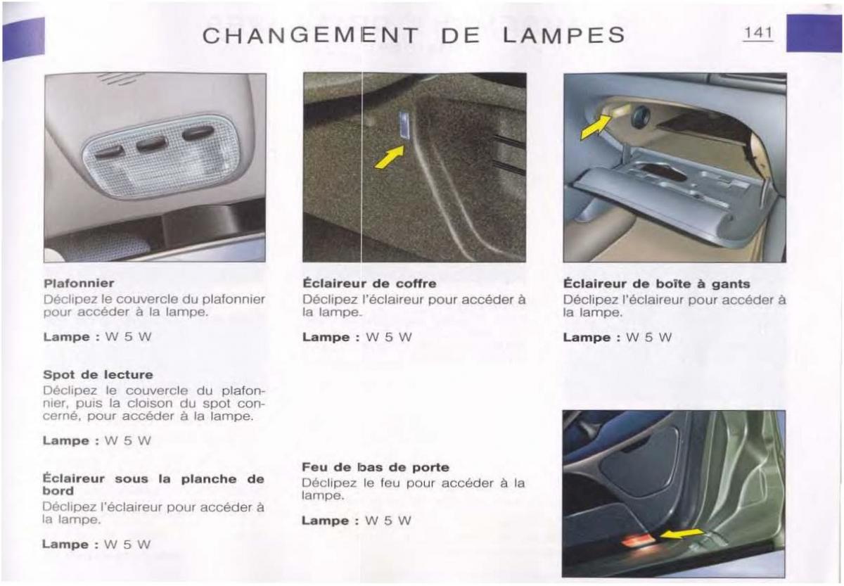 Citroen C5 FL I 1 manuel du proprietaire / page 143